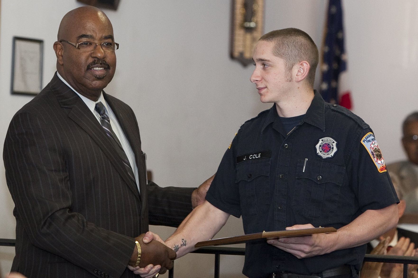 acbp m11 Pleasantville firefighters award